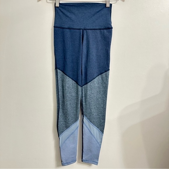 Aerie Chill Play Move Leggings Color block Blue size XS NWOT - Picture 3 of 8